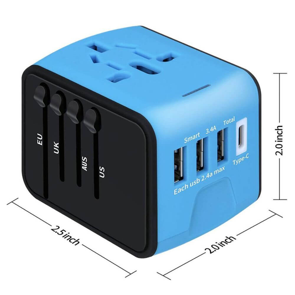 All-In-One World Travel Adapter For CPAP