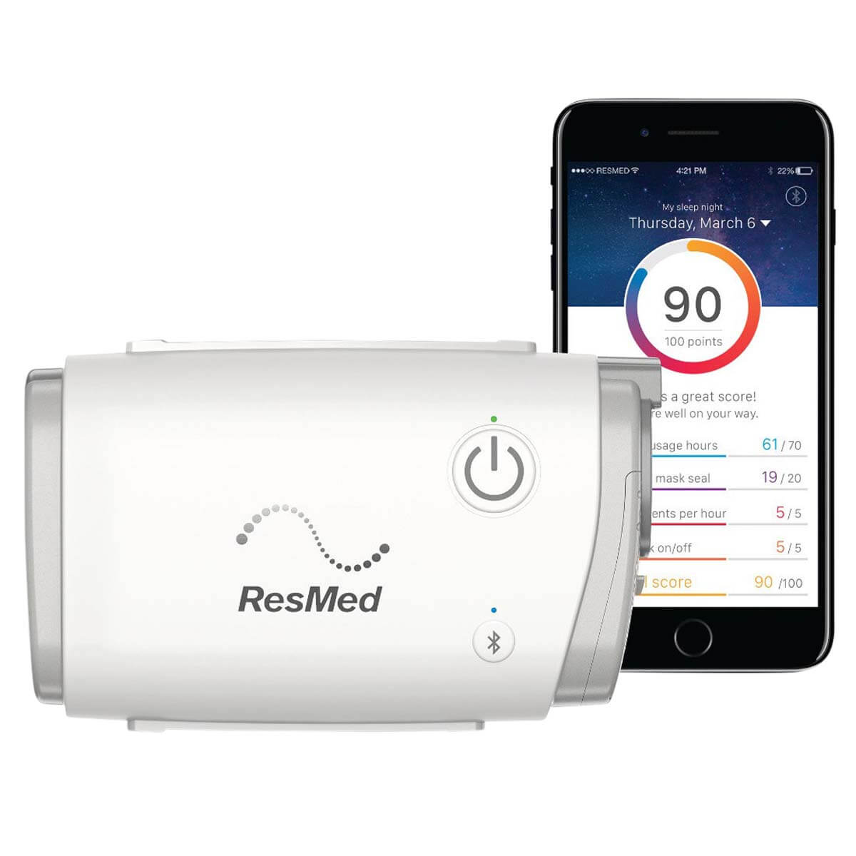 AirMini Auto Travel CPAP Machine - ResMed