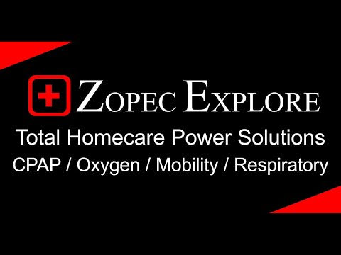 EXPLORE Oxygen CPAP Backup Battery - Zopec Medical